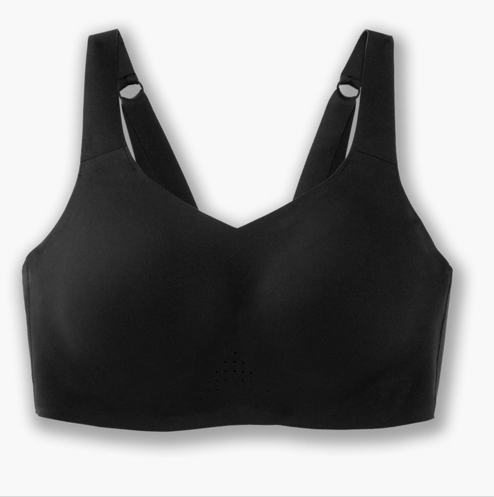 Brooks Underwire Sports Bra 36 DD Black, New Without Tags